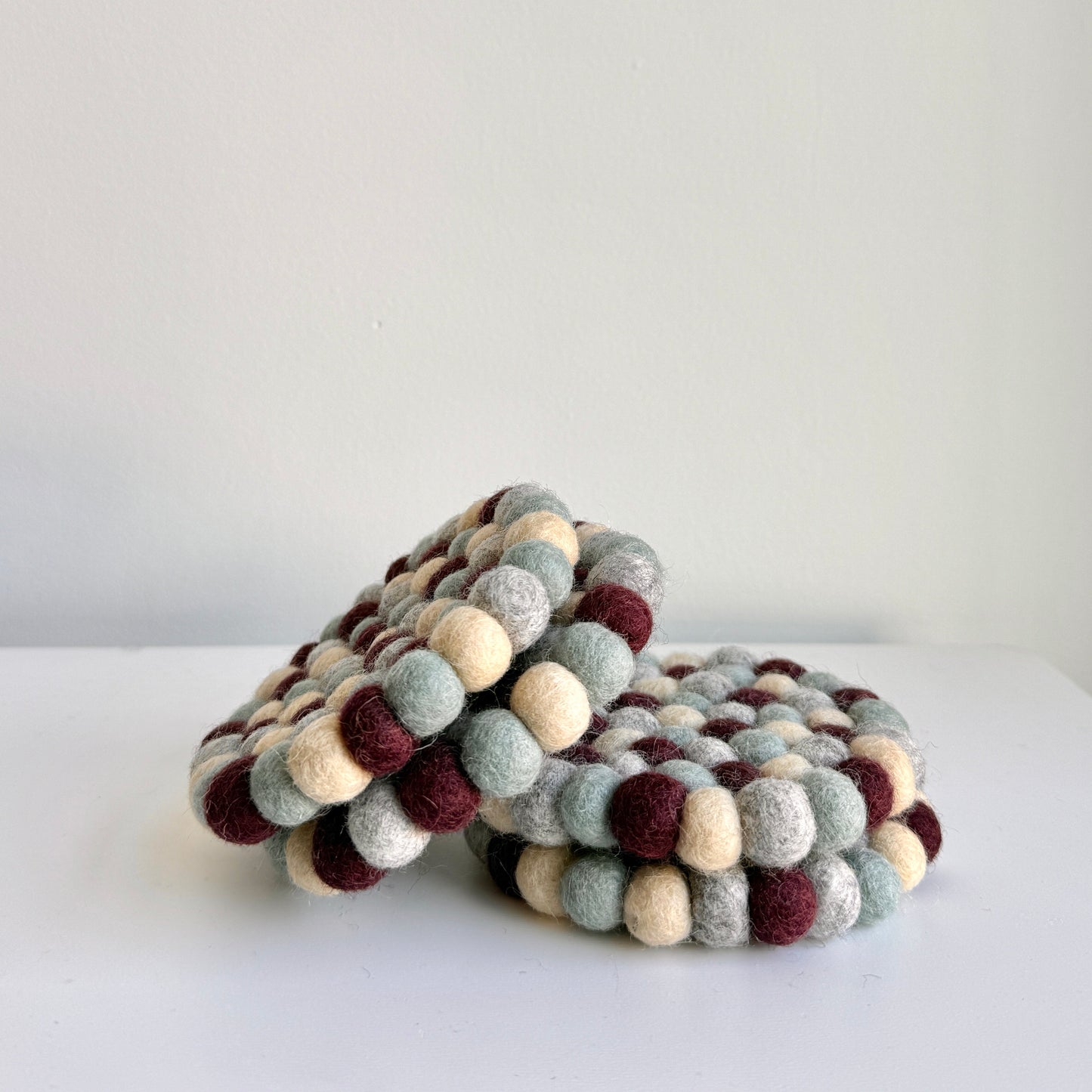 Felt Ball Coasters - Set of 4